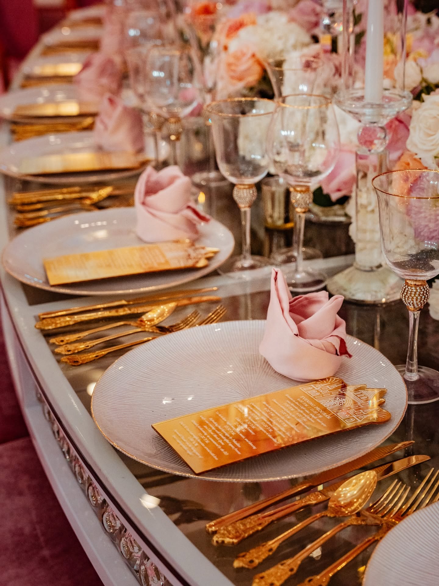Premier Events & Decor elegant table arrangement